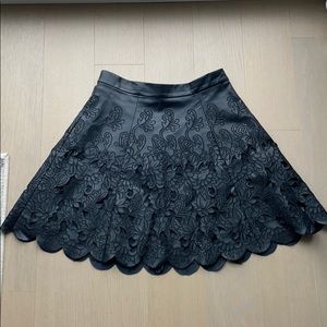 Club Monaco Nicolette Leather Skirt